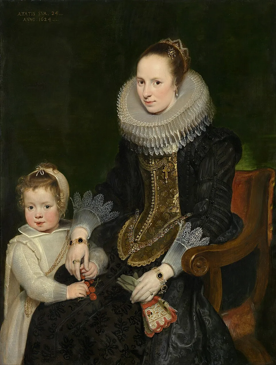 Mother and Child (1624), Cornelis de Vos, National Gallery of Victoria