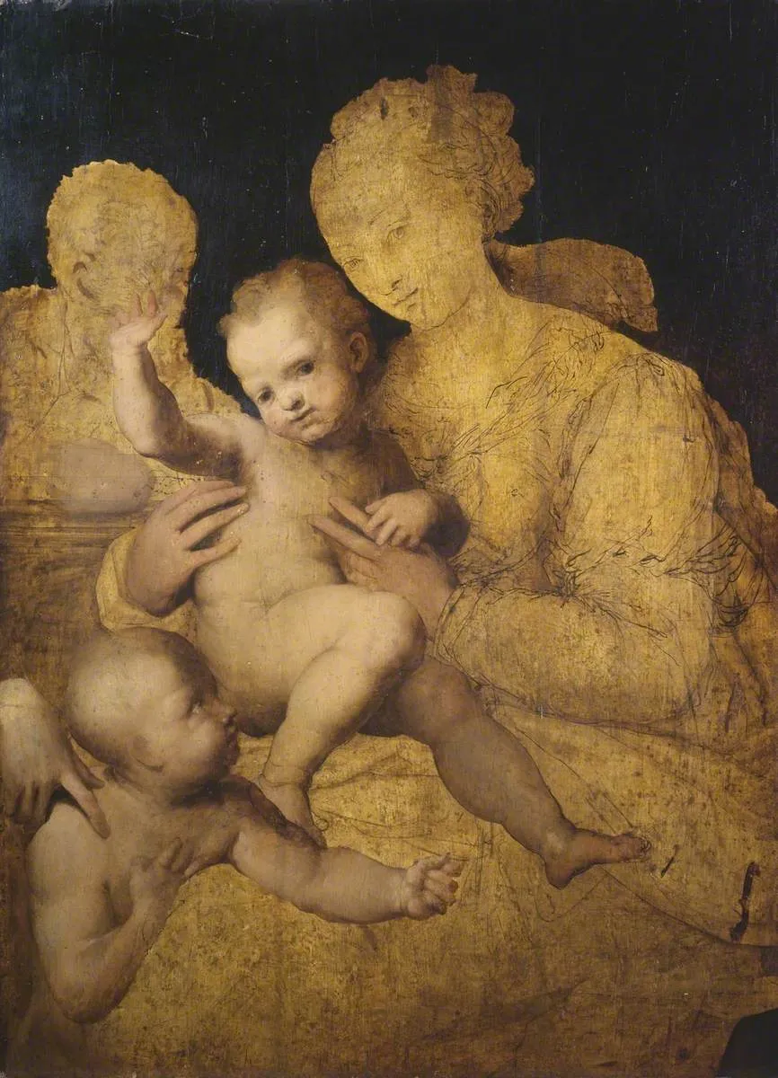 oly Family with Saint John the Baptist” (1528-1537) by Perino Del Vaga / Courtauld Gallery in London