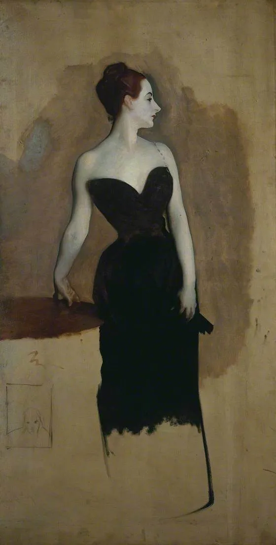 “Study of Mme Gautreau” (1884) by John Singer Sargent / Tate Britain in London