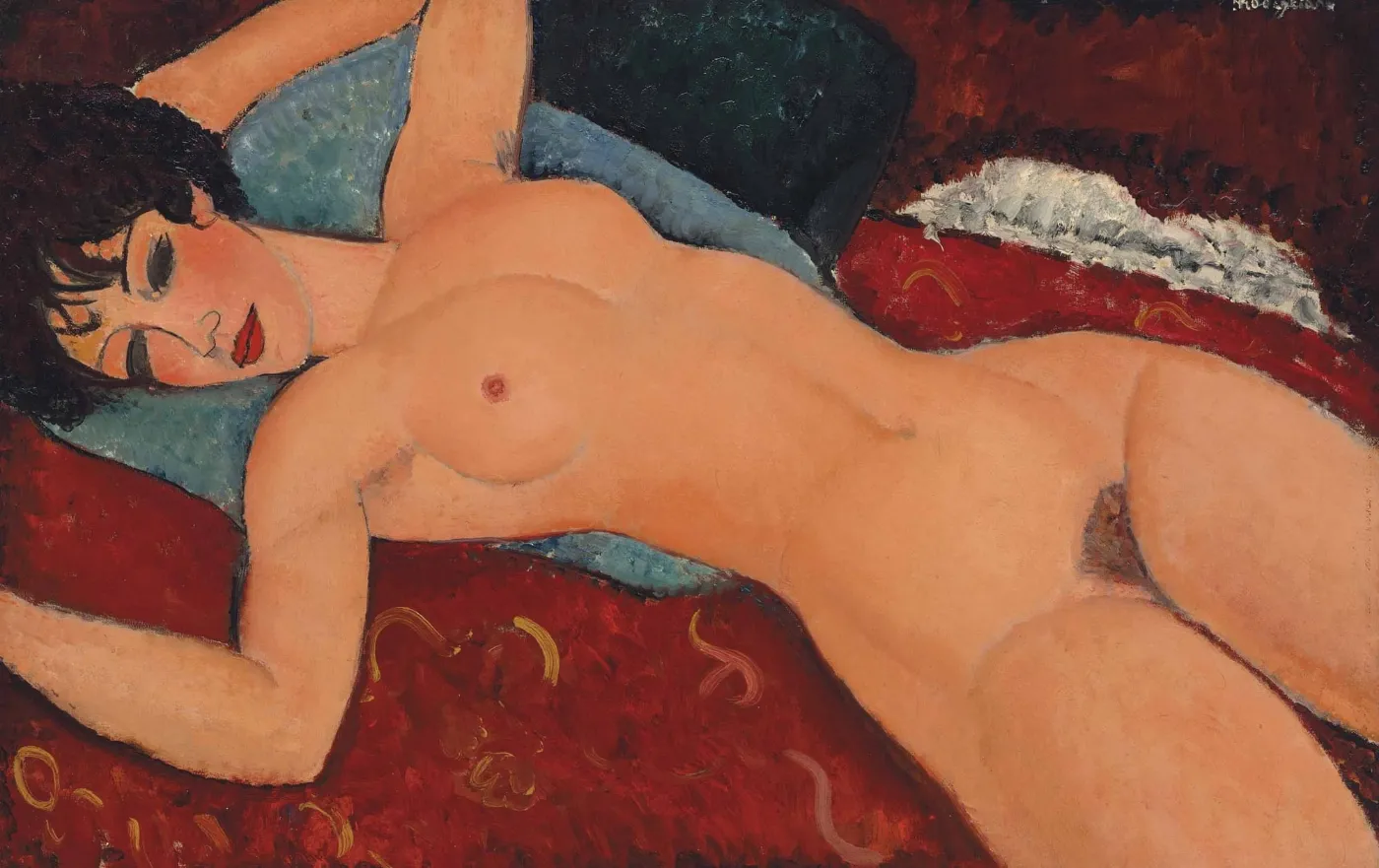 Amedeo Modigliani, Nu couché (1917–18), painting