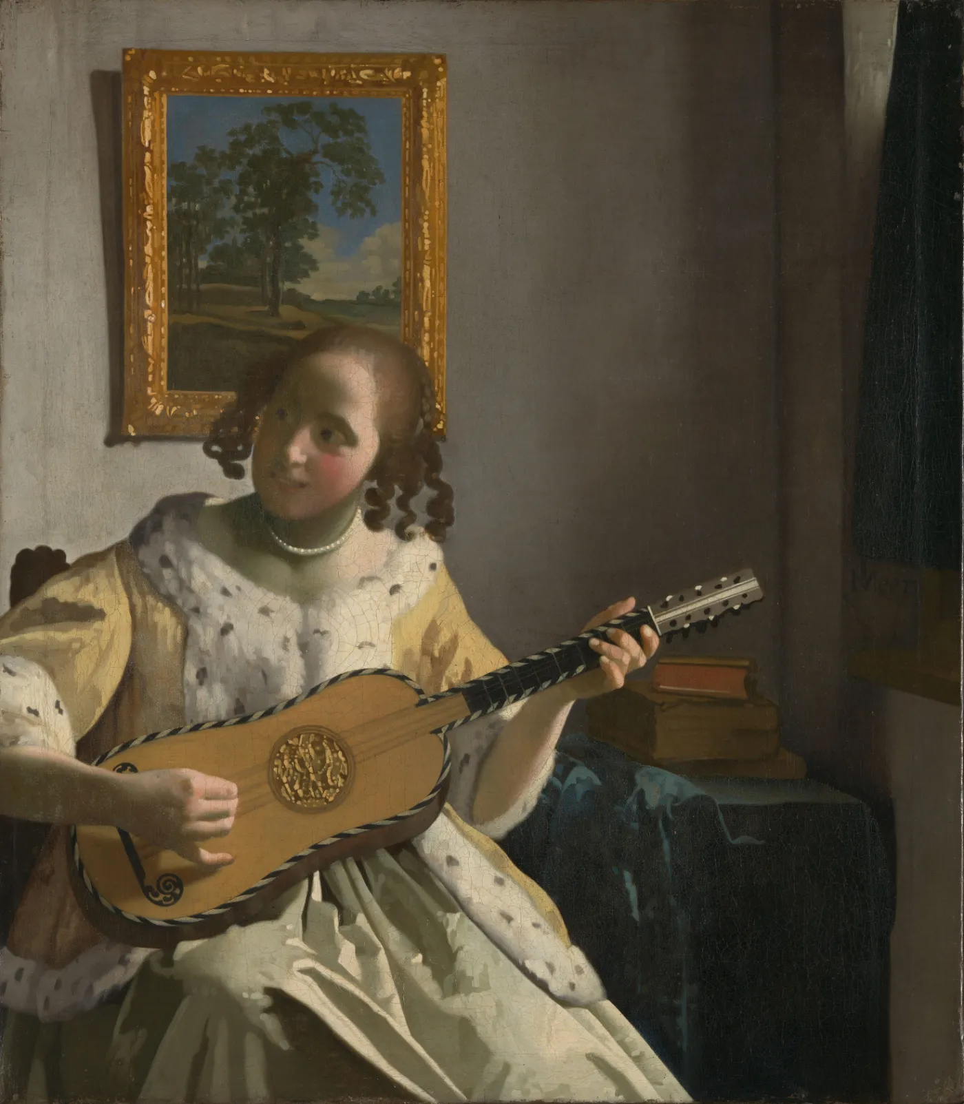 "The Guitar Player" (c. 1672) by Johannes Vermeer