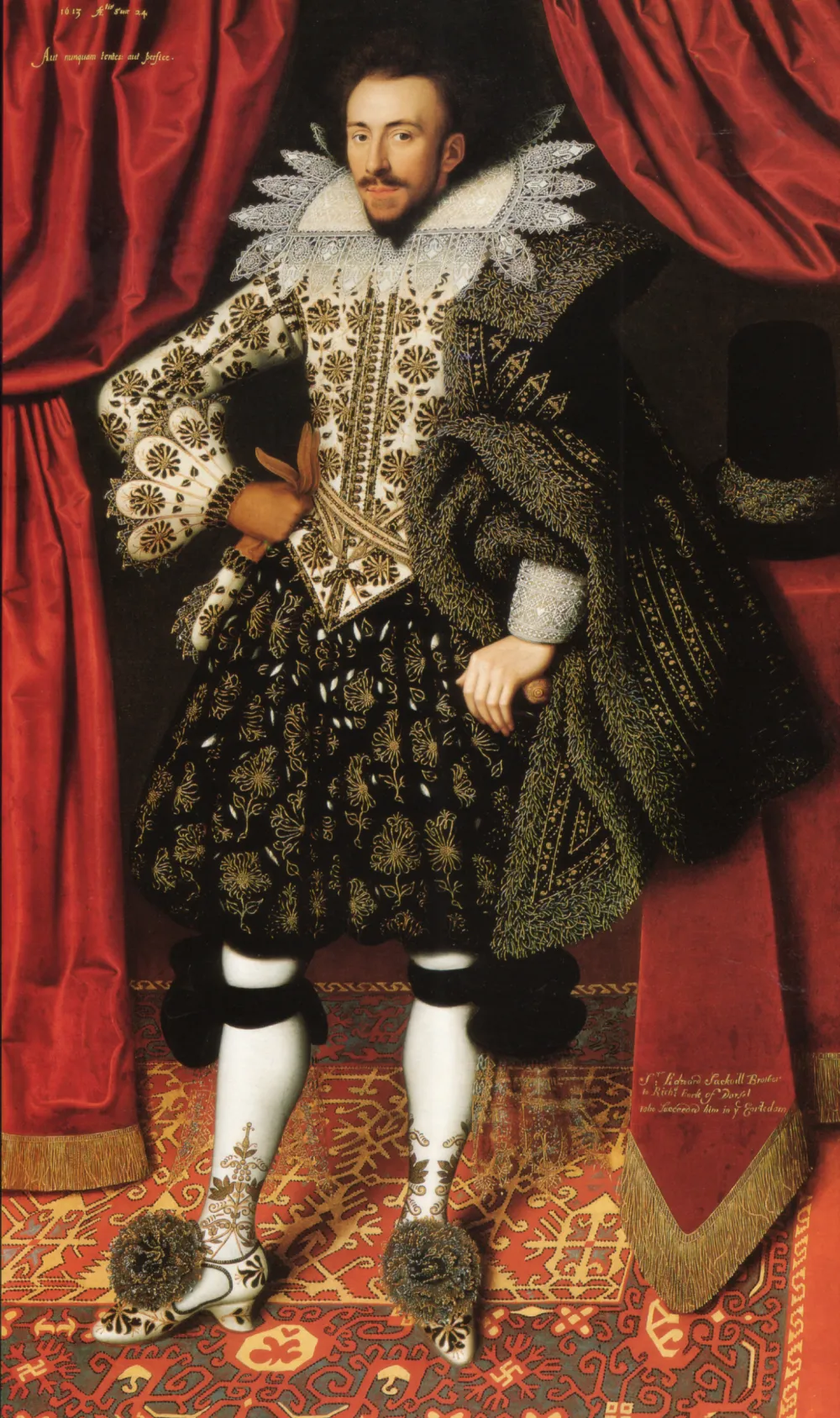"Richard Sackville, 3rd Earl of Dorset" (1613) by William Larkin