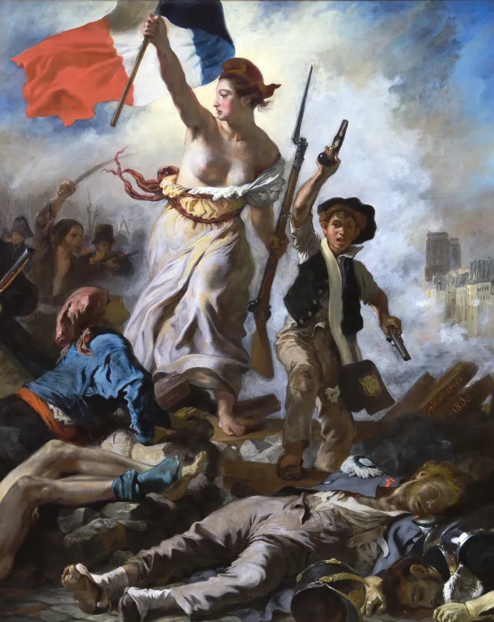 ''Liberty Leading the People'' (1830) by Eugène Delacroix