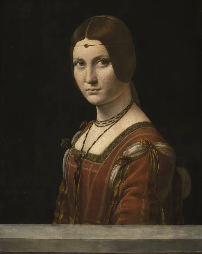 ''La Belle Ferronnière'' (c. 1490-1499) by Leonardo da Vinci