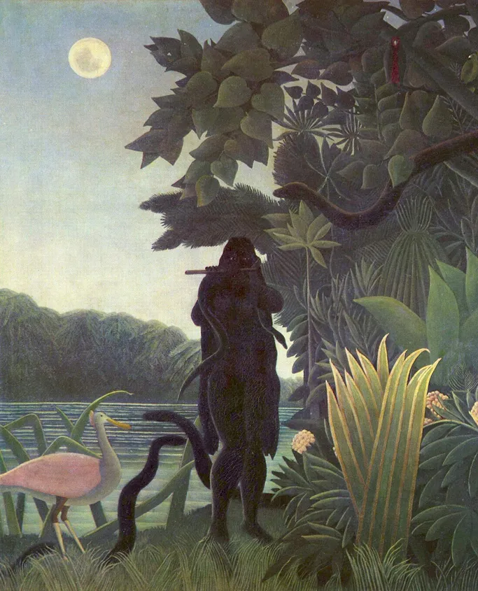 ''La Charmeuse de serpents'' (1907) by Henri Rousseau 