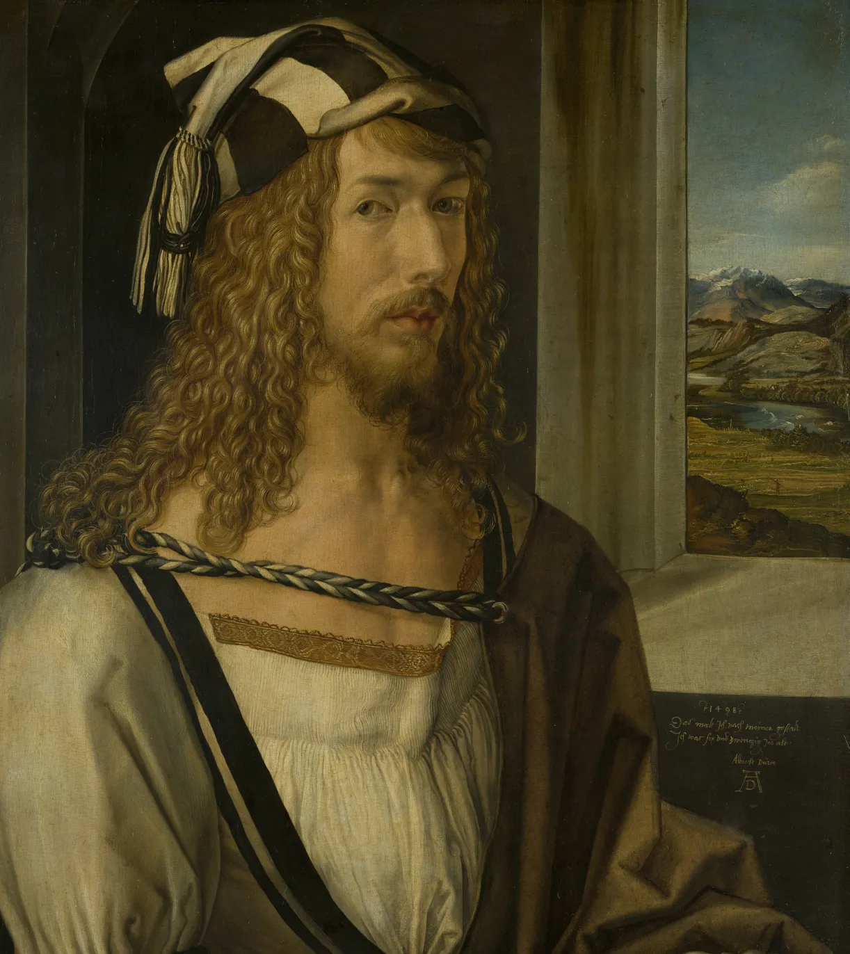 Self-portrait (1498) by Albrecht Durer