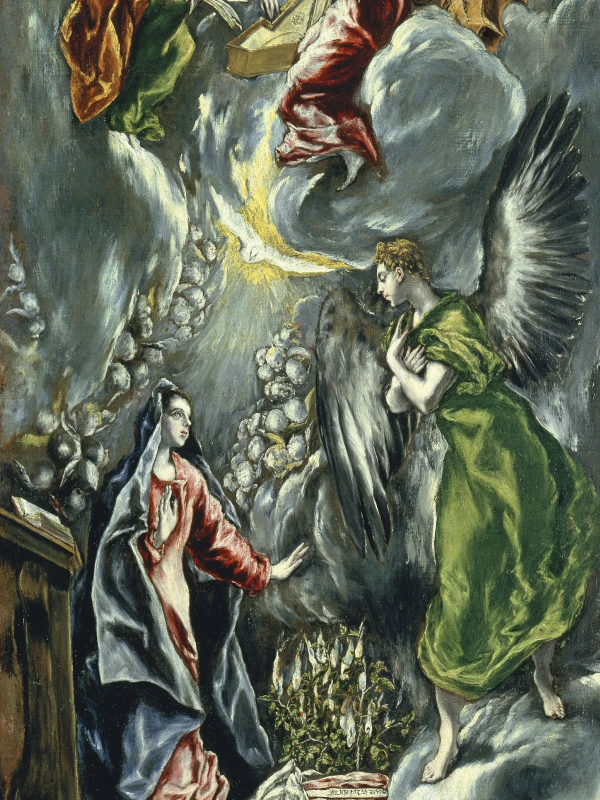 The Annunciation (ca. 1576) by El Greco