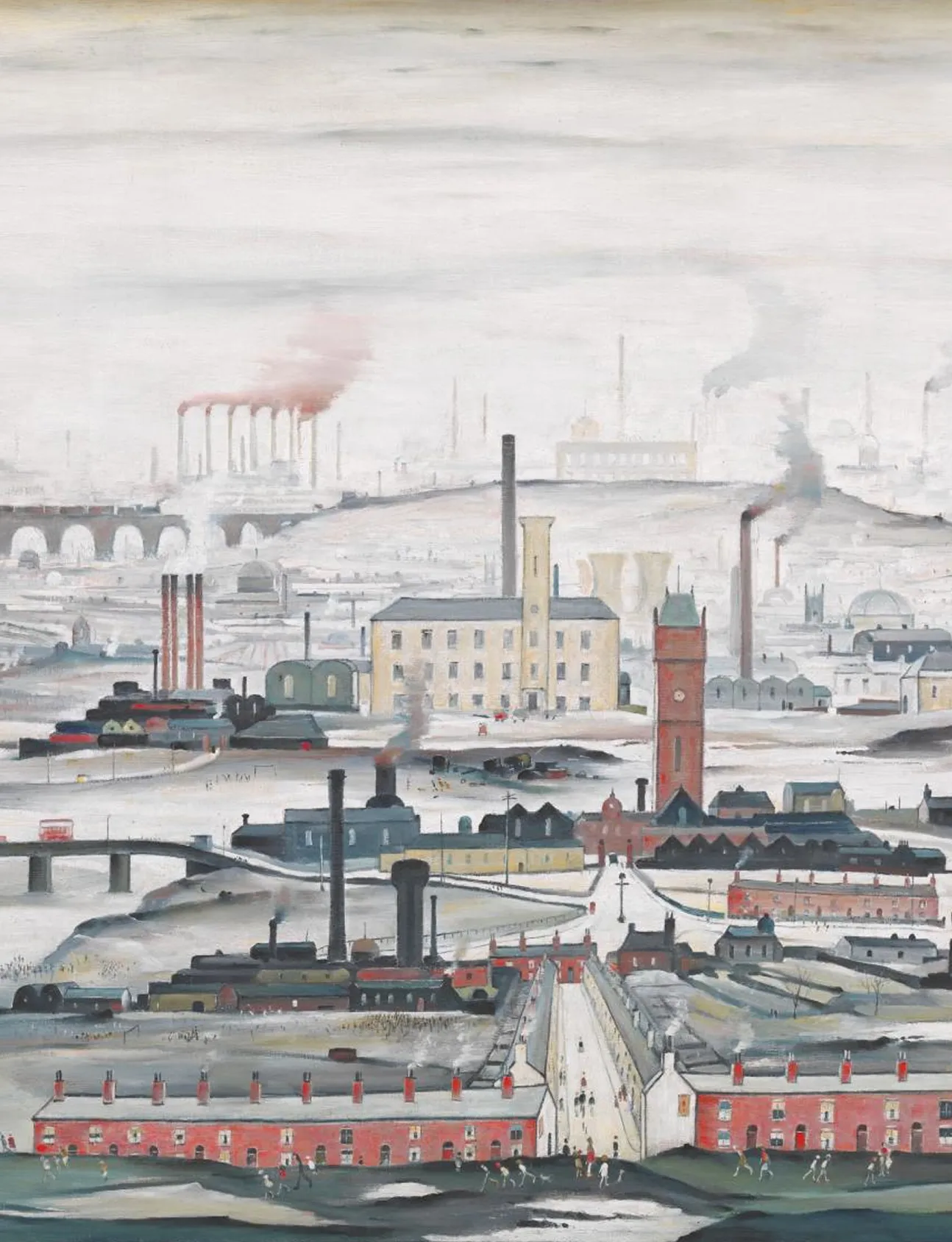 Industrial Landscape (1955) by L.S. Lowry