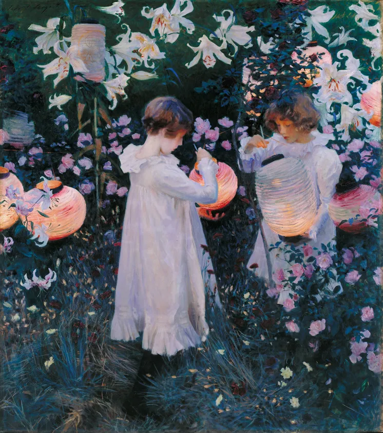 "Carnation, Lily, Lily, Rose" (1885–86) by John Singer Sargent